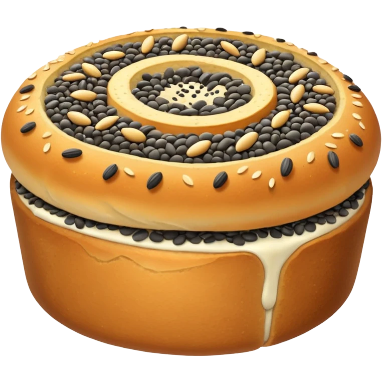 make an emoji of poppy seed roll emoji