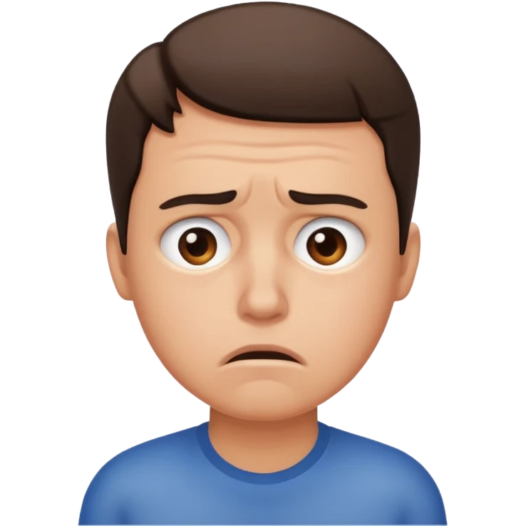 Worried emoji