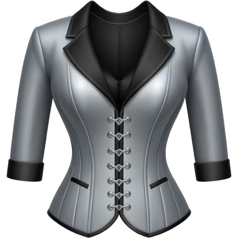 thick steel corset-blazer emoji