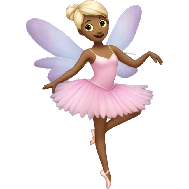 Fairy with ballet emoji