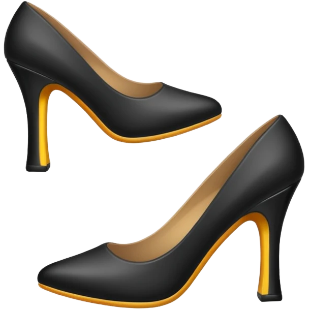 Black heel emoji