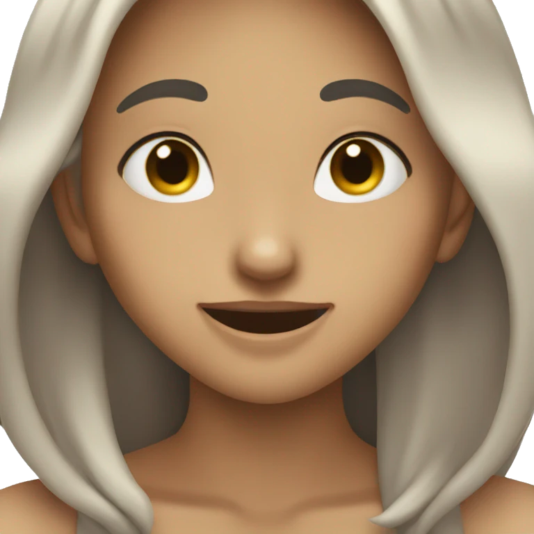 Shy women giggling aesthetic  emoji