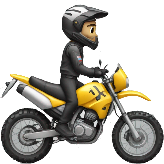 off road motorbike emoji