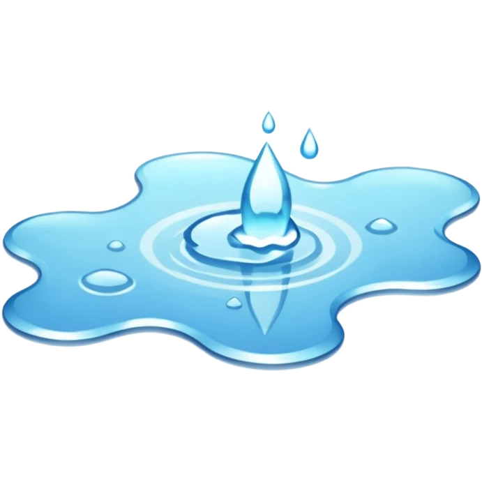 water on the ground emoji
