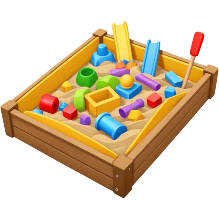 Sand box for children  emoji