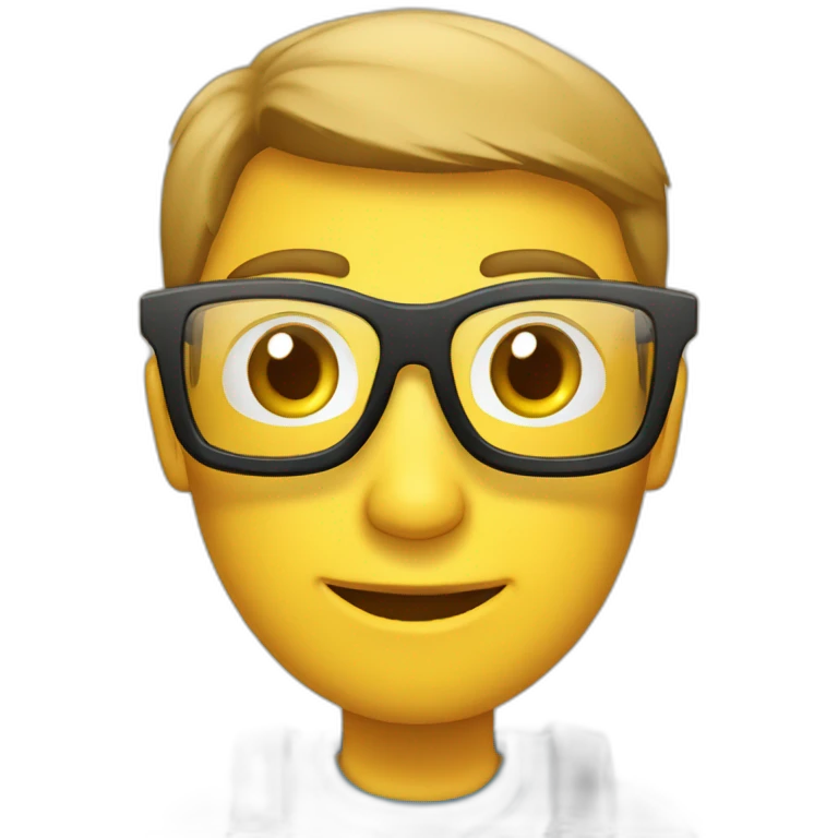 information technology deceloper men glasses emoji