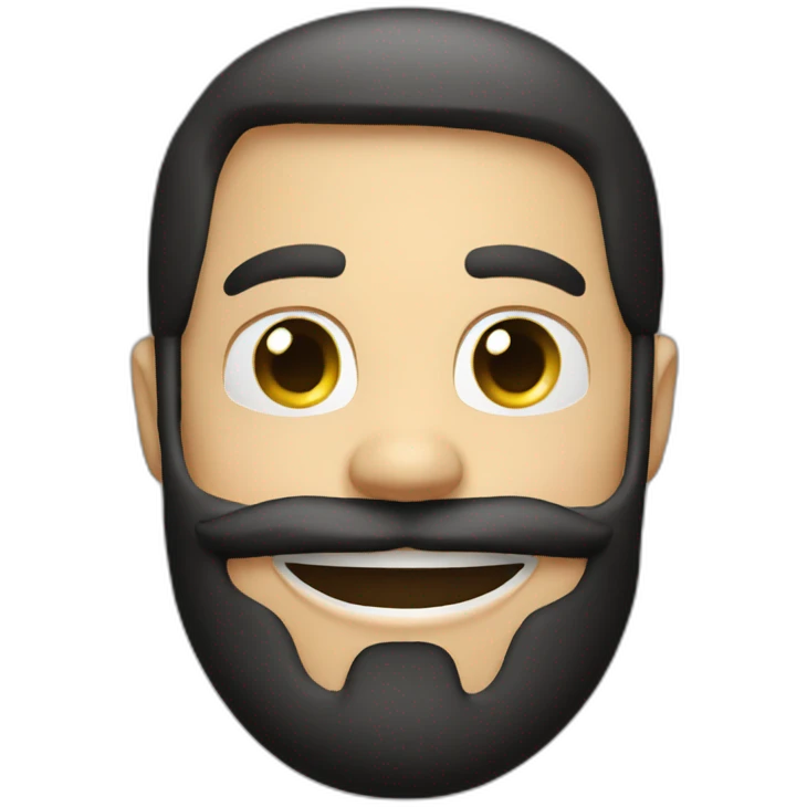 Face smile happy biker emoji
