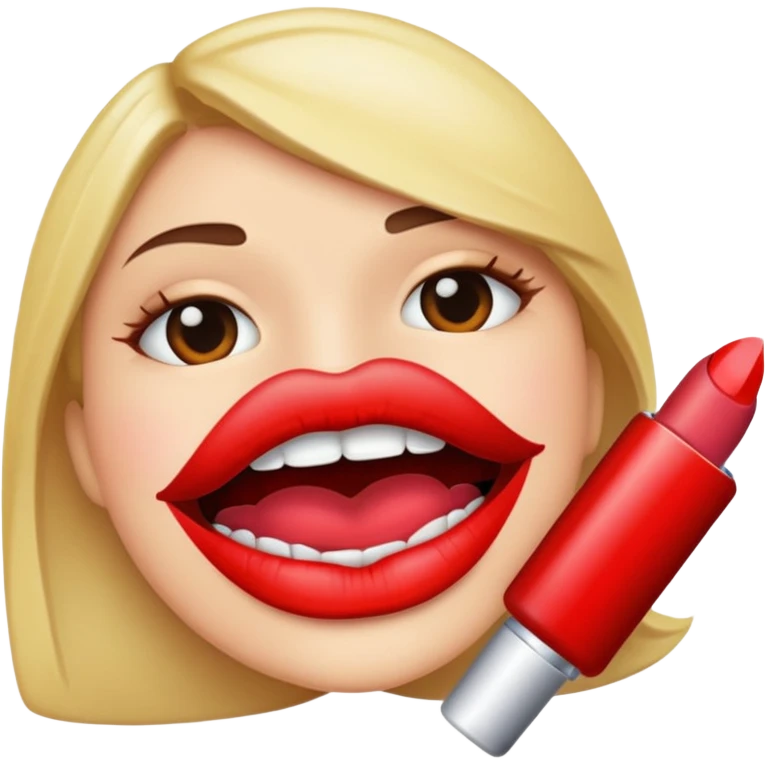 Text Lip Makeup Deals emoji