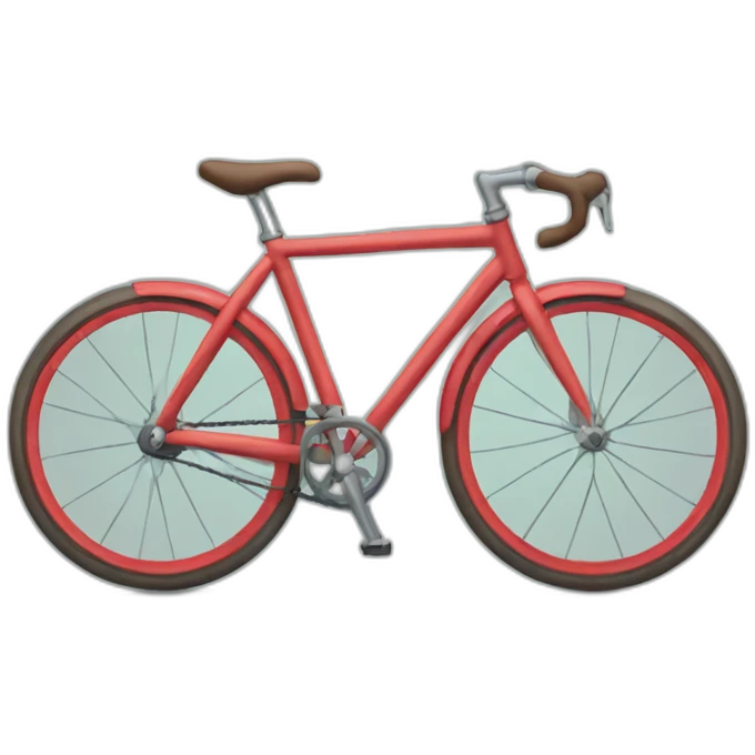 bicycle with human feet emoji