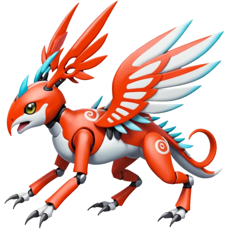 Meloetta-Latias-Medabeetle-Wargreymon-Protogen-Pokémon-Digimon-Fakémon-fusion-hybrid-creature emoji