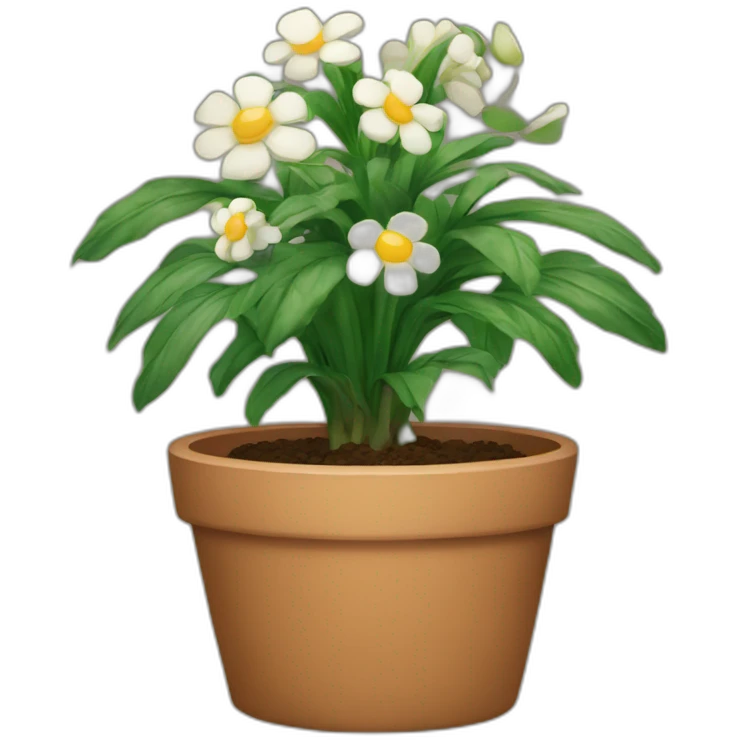 Pot de fleur emoji