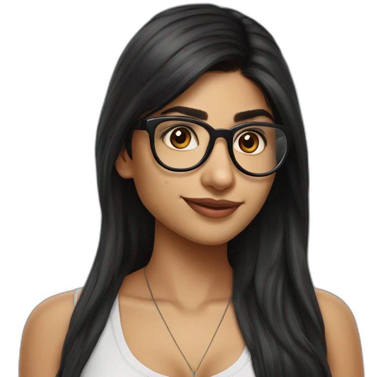 Mia Khalifa girl emoji