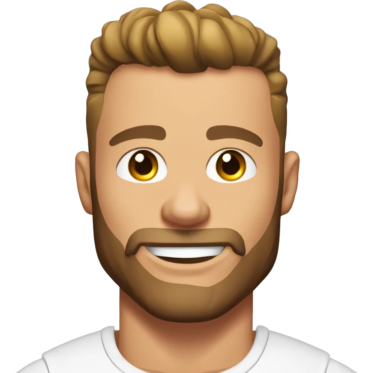 chris bumstead in a tight t-shirt, close up emoji