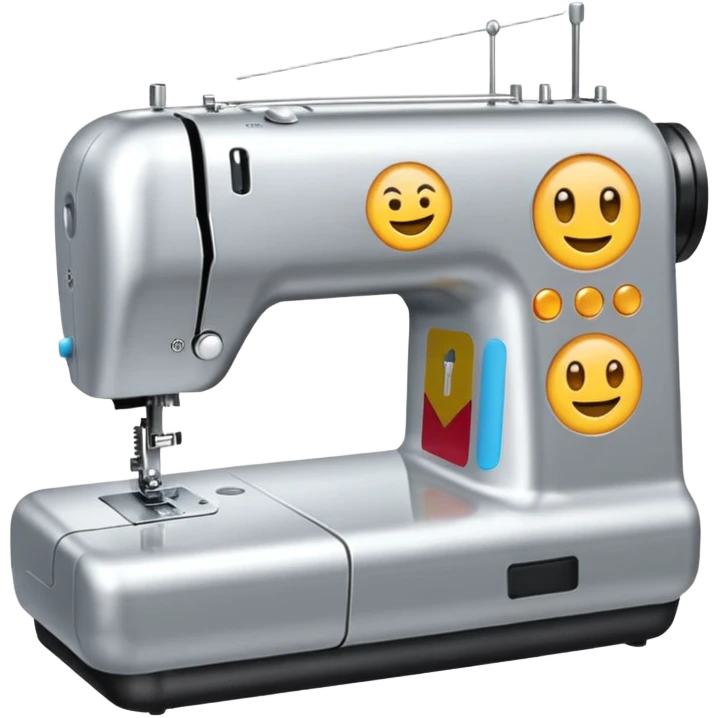 creame un emoji de maquina de coser emoji