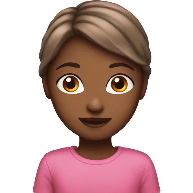 Girl pink emoji