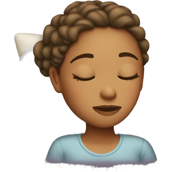 Girl sleeping emoji