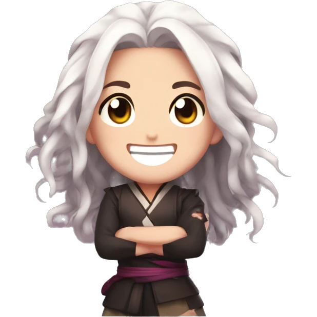 Nezuko demon slayer excited  emoji