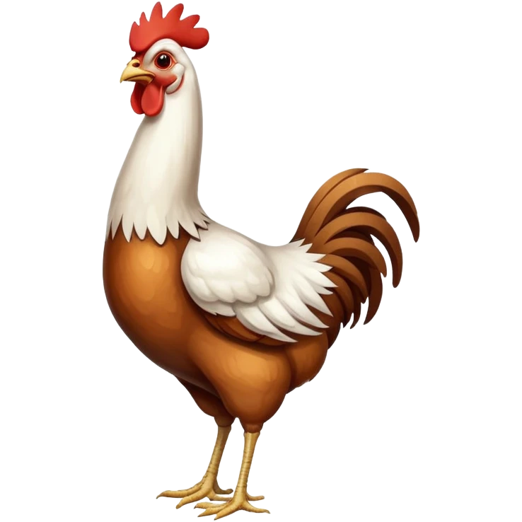 long neck chicken emoji