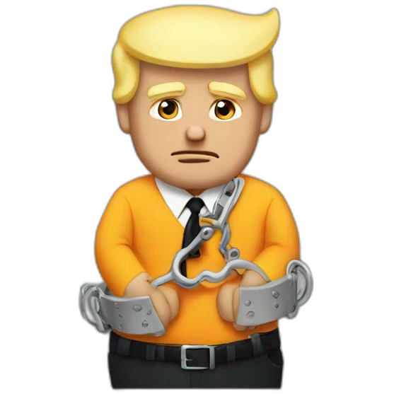 trump-in-handcuffs emoji