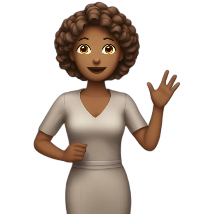 Femme applaudi emoji