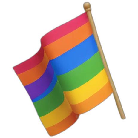 Drapeau lgbt emoji