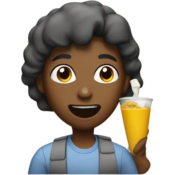 Eating at restaurant  emoji