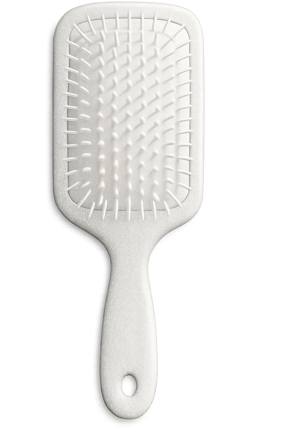 white sparkly hairbrush emoji