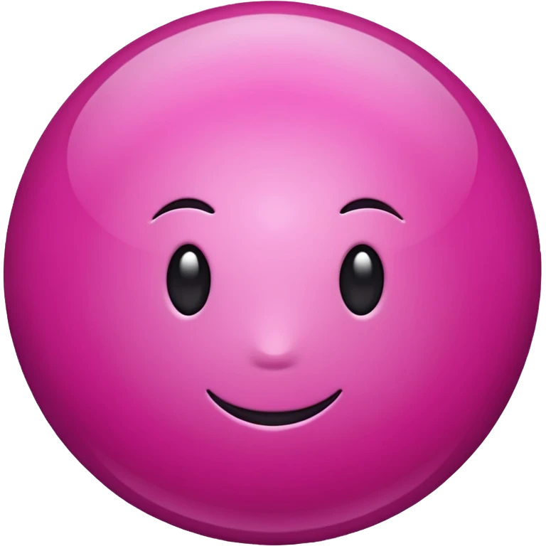 magenta sphere. emoji