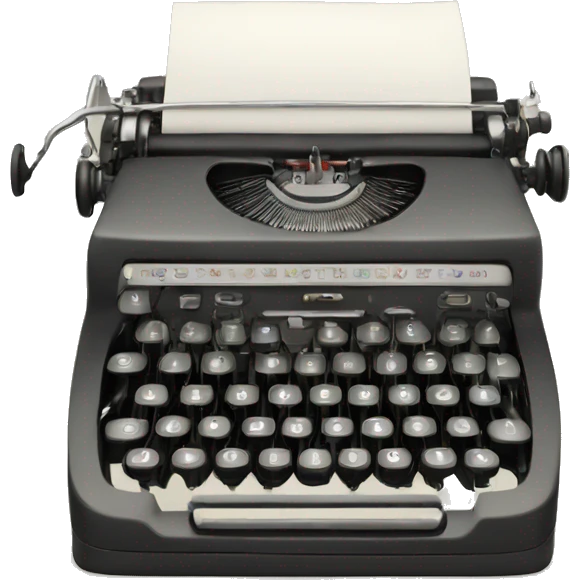 typewriter emoji