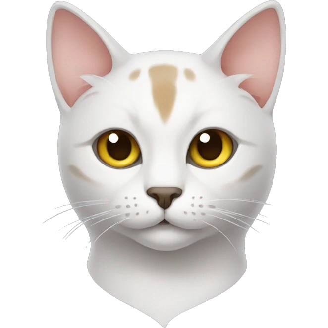 cat with therian symbol on forehead emoji