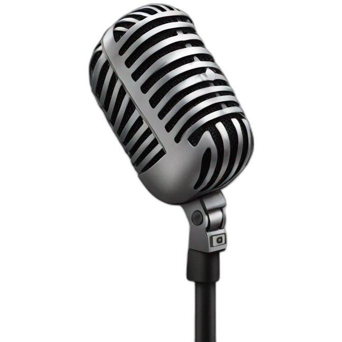 Microphone emoji