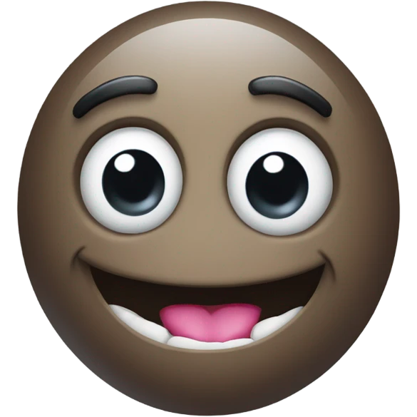Emoji looking to side and drooling emoji