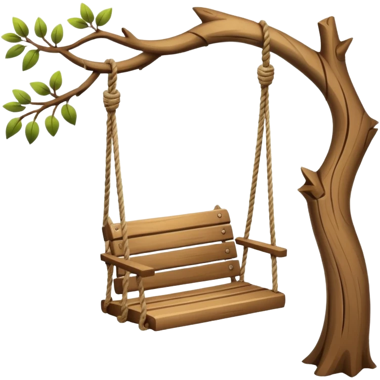 Swing on a tree emoji