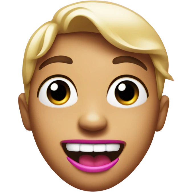 lip biting emoji emoji
