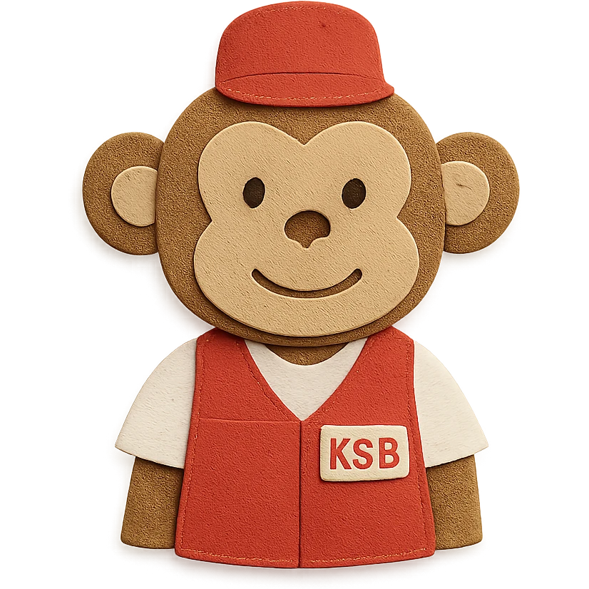 A monkey wearing a Krasnoye & Beloye uniform emoji