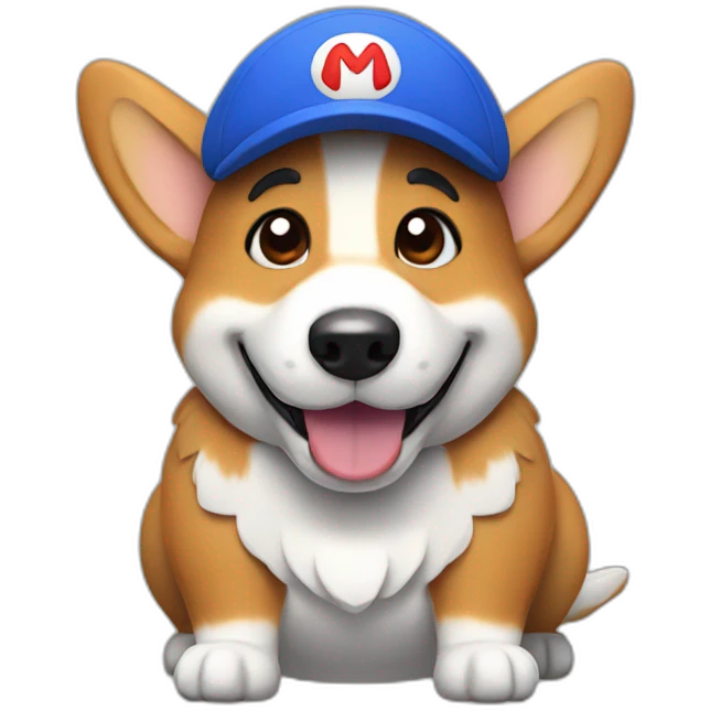 corgi mario emoji