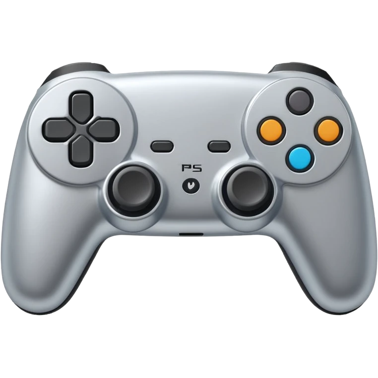 joystick ps5 colore argento emoji