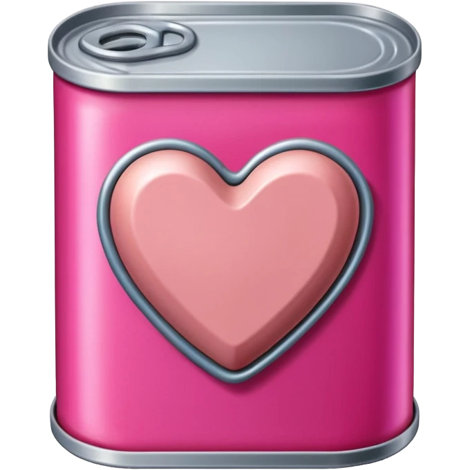 jeff koons style SPAM canned meat HEART  emoji