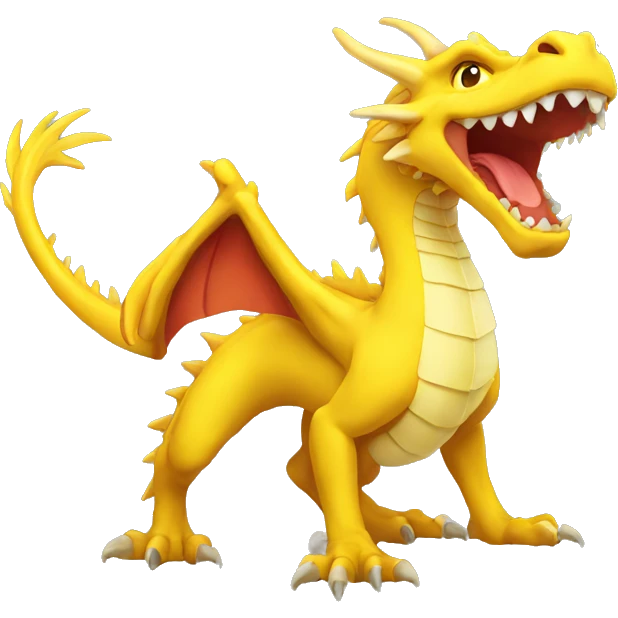 yellow dragon emoji