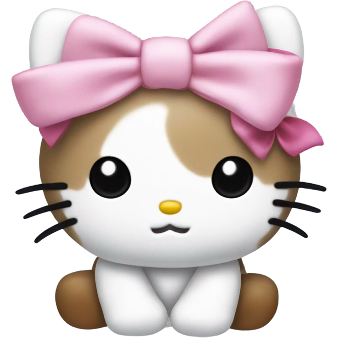 Hello kitty hug emoji