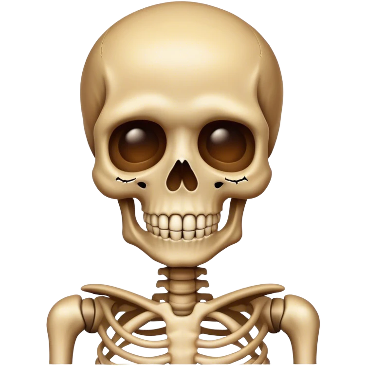 Skeleton saying haha emoji