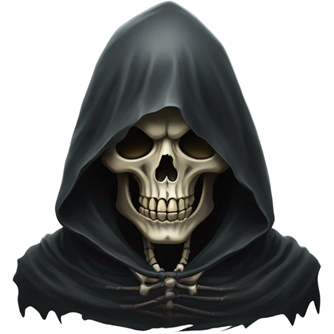 Grim reaper head emoji