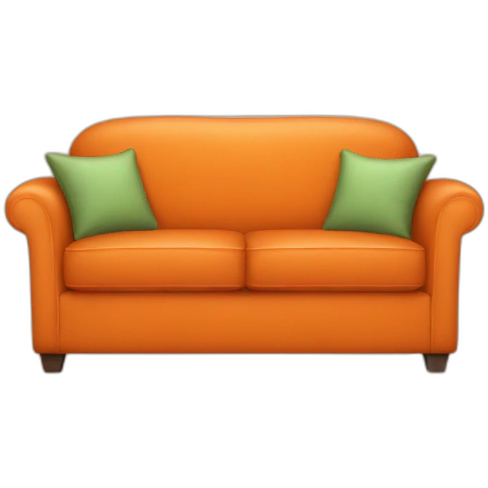 Orange sofa emoji