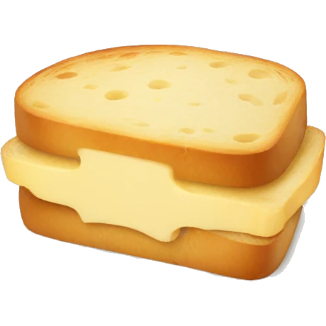 Bread toast cheese emoji