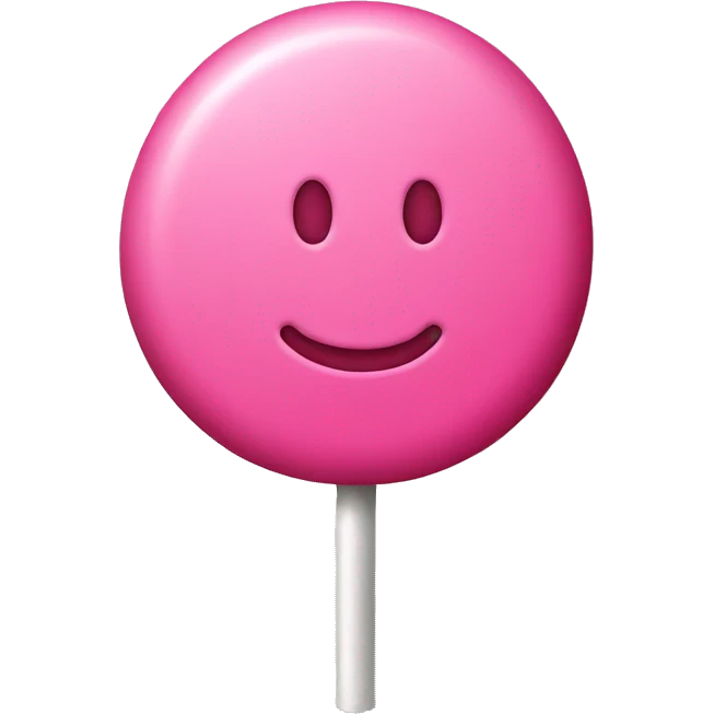 Pink lollipop  emoji