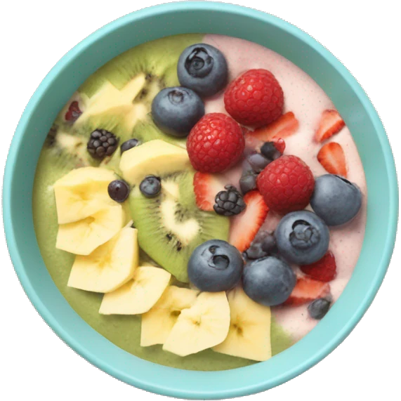 Smoothie bowl emoji