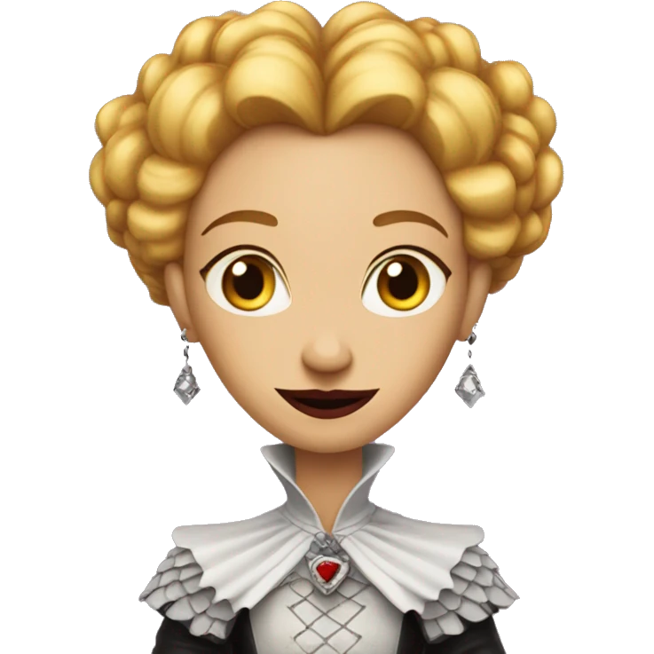 The red queen emoji