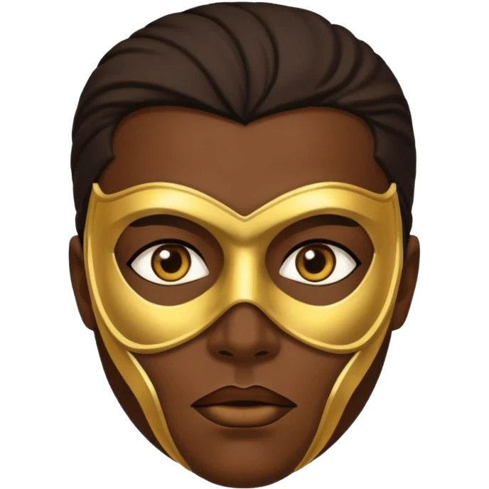 Vessel (of the band Sleep Token) dark, gold mask, badass emoji