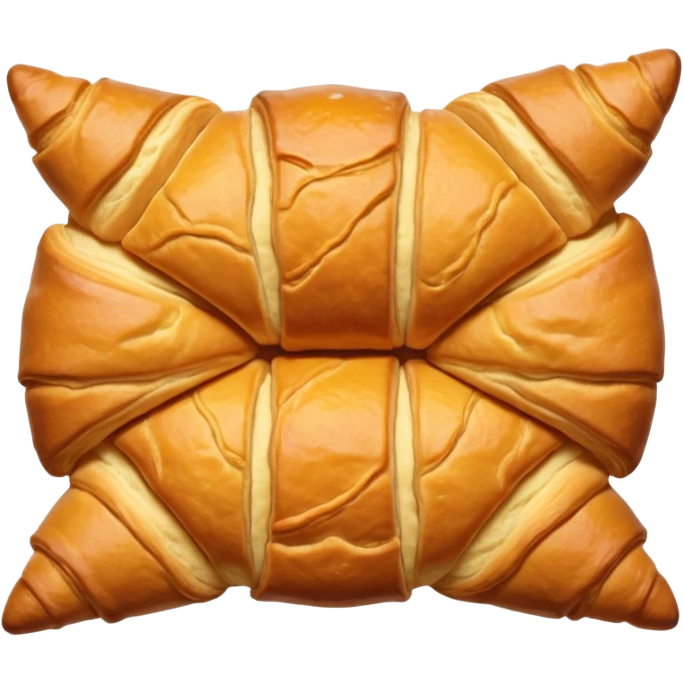 croissant merged into a brick emoji