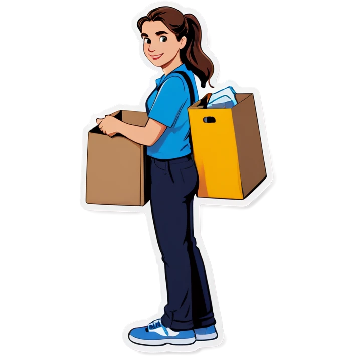 Katie packing up and moving out emoji